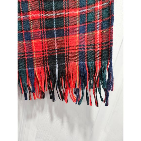 Vintage Pendleton Wool Tartan Plaid Christmas Holiday Scarf - Picture 3 of 8